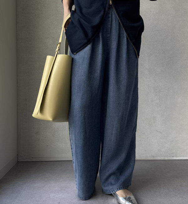  「リヨセルワイドデニム」|デニム|