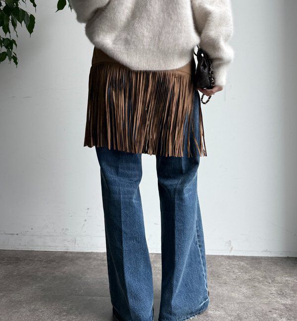  「フリンジストール」|マフラー|