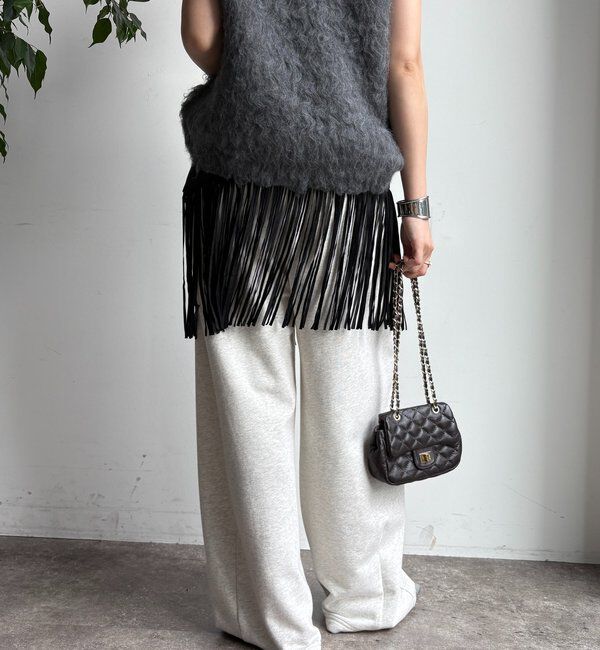  「フリンジストール」|マフラー|