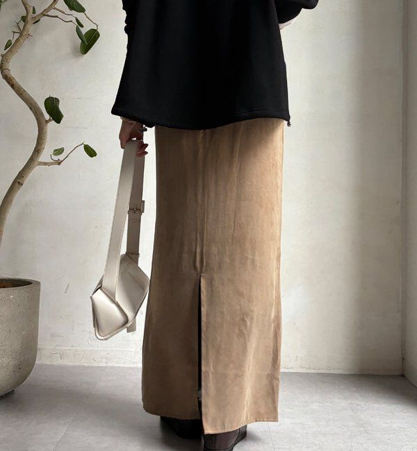  「サテンストレートスカート」|スカート|