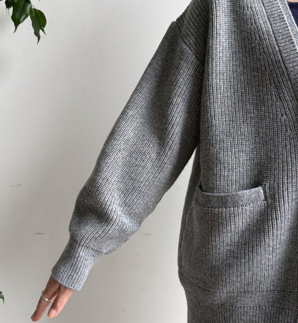  「ジップニットカーディガン」|カーディガン|