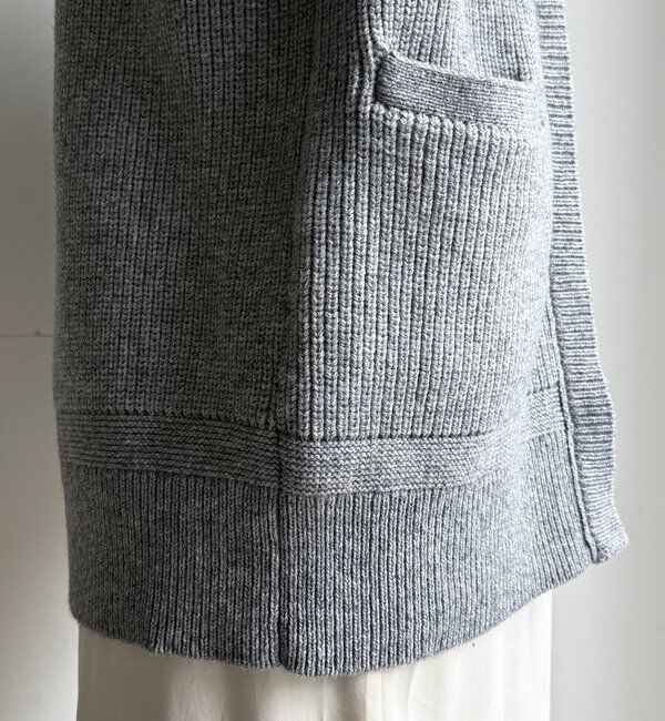  「ジップニットカーディガン」|カーディガン|