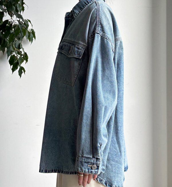  「【WEB限定】デニムシャツ」|シャツ・ブラウス|