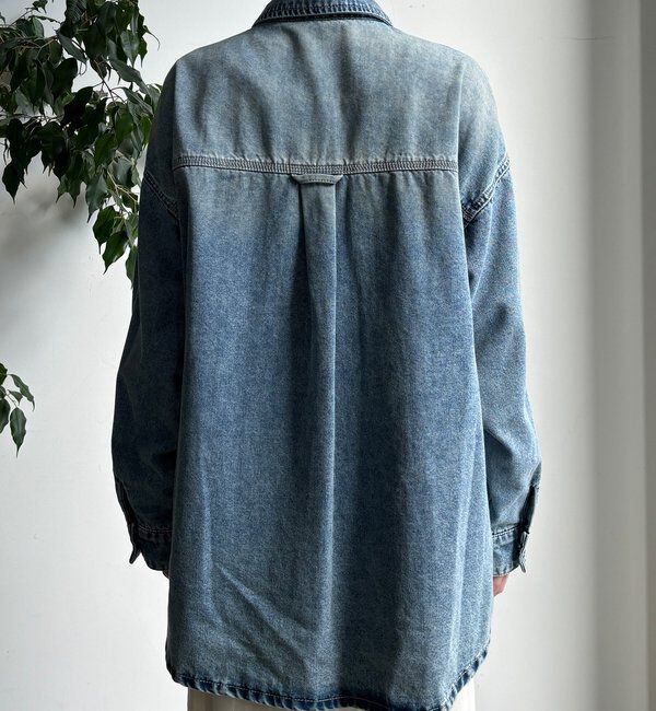  「【WEB限定】デニムシャツ」|シャツ・ブラウス|