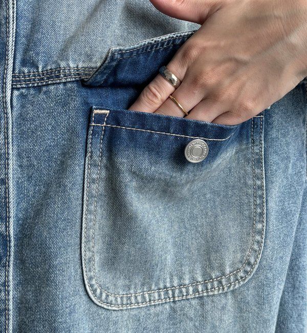  「【WEB限定】デニムシャツ」|シャツ・ブラウス|