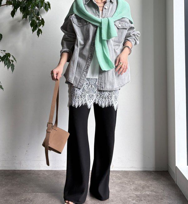  「【WEB限定】デニムシャツ」|シャツ・ブラウス|