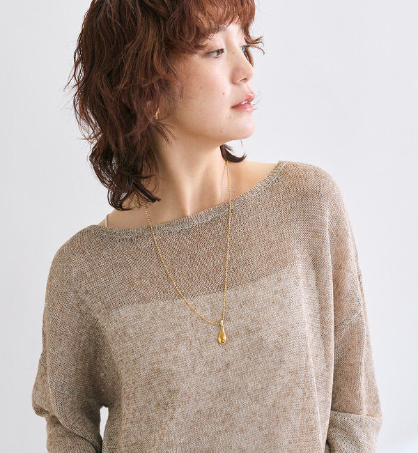  「【R.good(アールドットグッド)】drop&ballネックレス」|ブローチ・コサージュ|