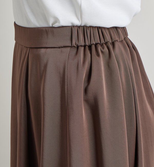  「【美シルエット】サテンバルーンスカート」|スカート|