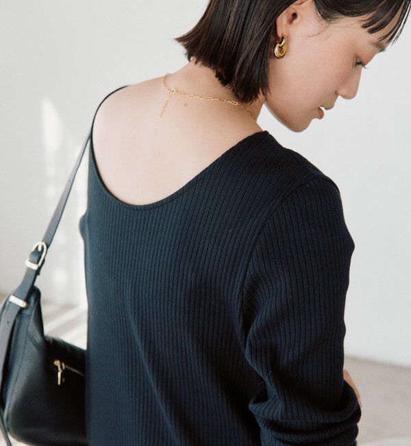  「【全骨格細見え】NEW2WAYロングリブワンピース」|ワンピース|