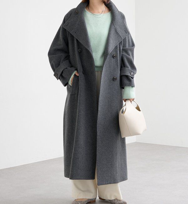  「【真冬まで暖か】両面起毛イージーストレートパンツ」|チノ|