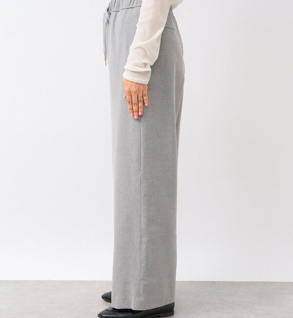  「【真冬まで暖か】両面起毛イージーストレートパンツ」|チノ|