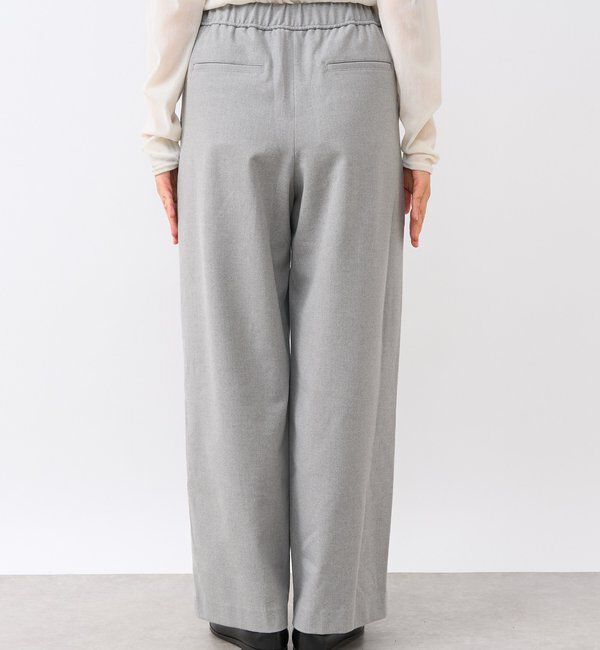  「【真冬まで暖か】両面起毛イージーストレートパンツ」|チノ|