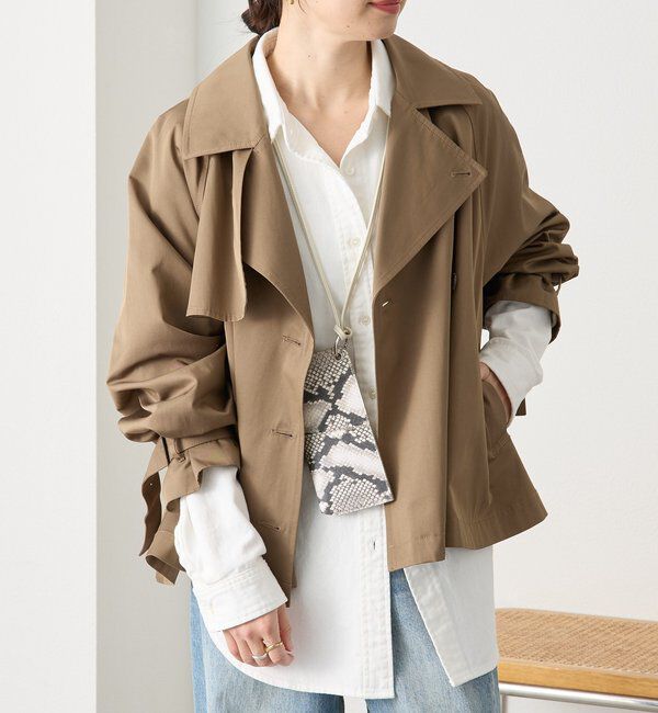  「予約【A・MONN(アモン)】ショートトレンチ」|その他|