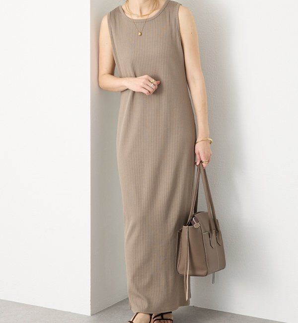  「予約【シリーズ累計販売数一万枚突破！】2WAYリブタンクワンピース」|ワンピース|モカ