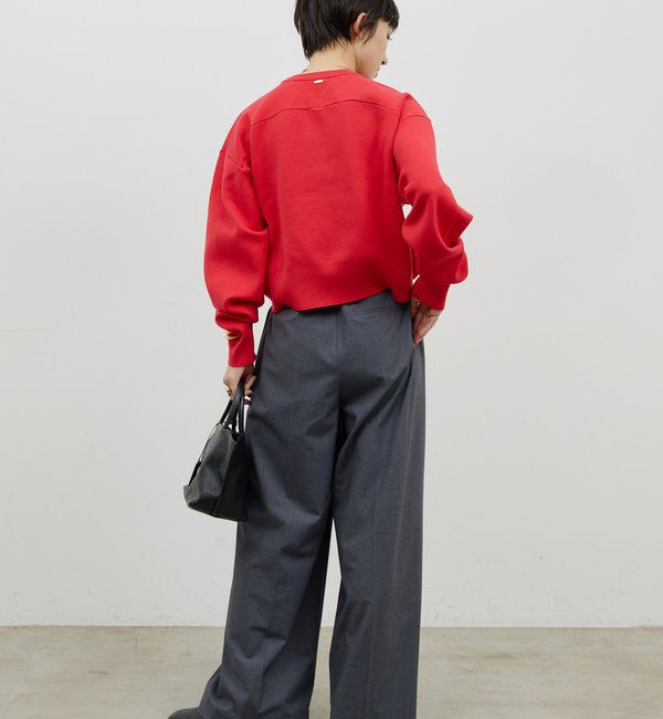  「スウェットライククルーニット」|Tシャツ・カットソー|