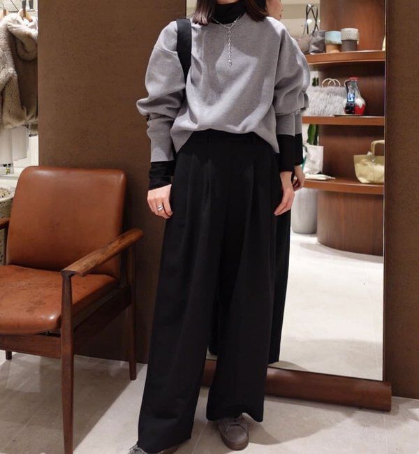  「スウェットライククルーニット」|Tシャツ・カットソー|