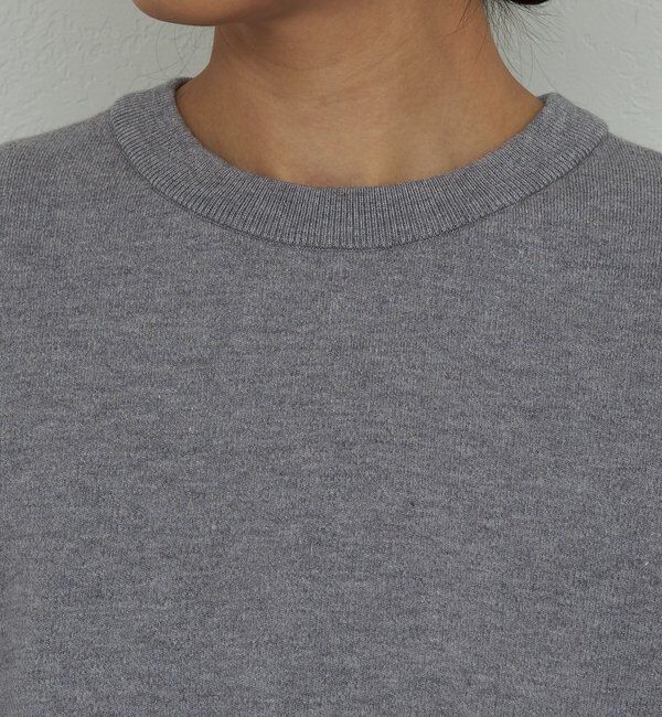  「スウェットライククルーニット」|Tシャツ・カットソー|