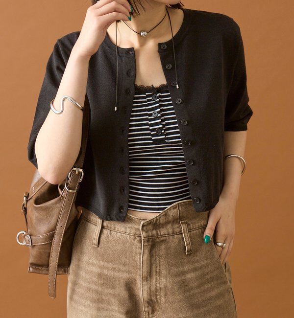  「チビボタンカーディガン」|カーディガン|