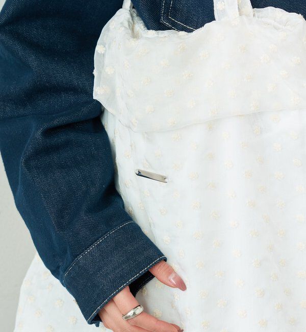  「ドットフラワートートBAG」|トートバッグ|