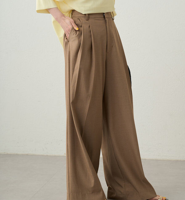  「2タックワイドパンツ」|チノ|