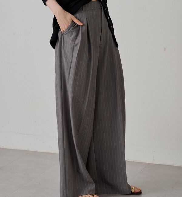  「2タックワイドパンツ」|チノ|