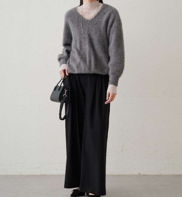  「FURカシミヤVニット」|ニット・セーター|