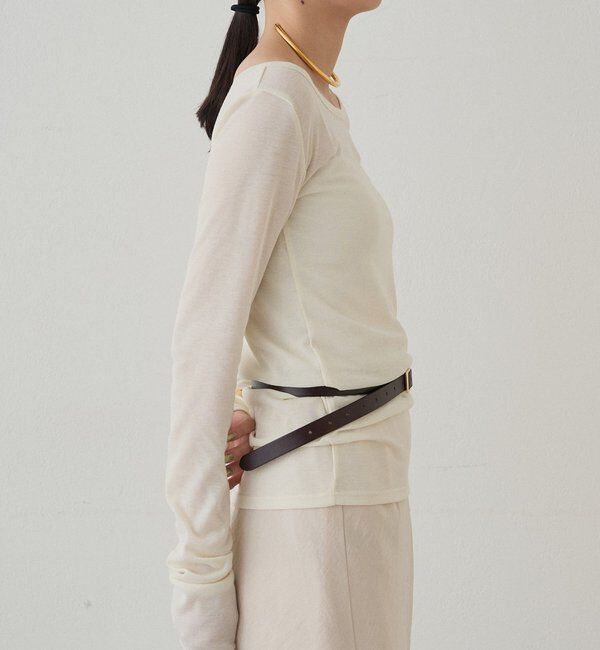  「ラウンドシアーカットソー」|Tシャツ・カットソー|