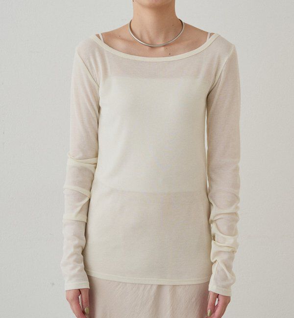 「ラウンドシアーカットソー」|Tシャツ・カットソー|
