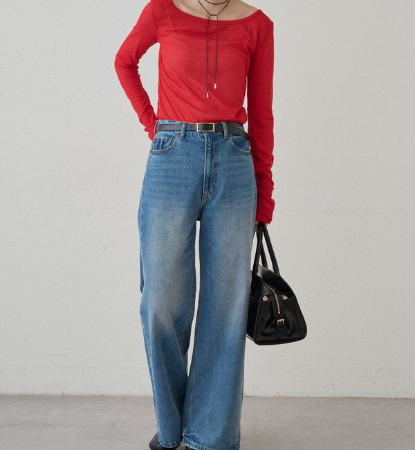  「ラウンドシアーカットソー」|Tシャツ・カットソー|