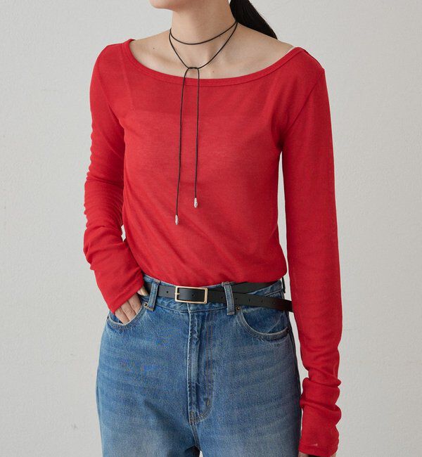  「ラウンドシアーカットソー」|Tシャツ・カットソー|