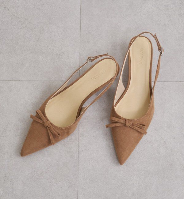  「【GALENA/ガレナ】リボンポインテッドトゥパンプス」|パンプス|