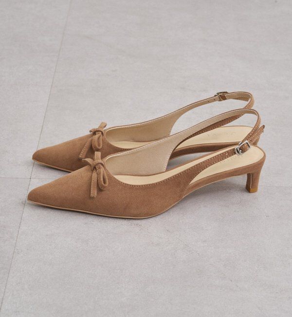  「【GALENA/ガレナ】リボンポインテッドトゥパンプス」|パンプス|