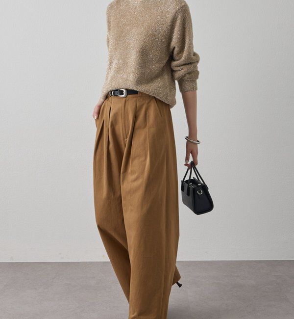  「ラメニットプルオーバー」|ニット・セーター|