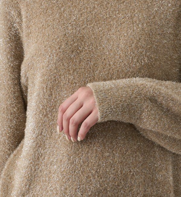  「ラメニットプルオーバー」|ニット・セーター|