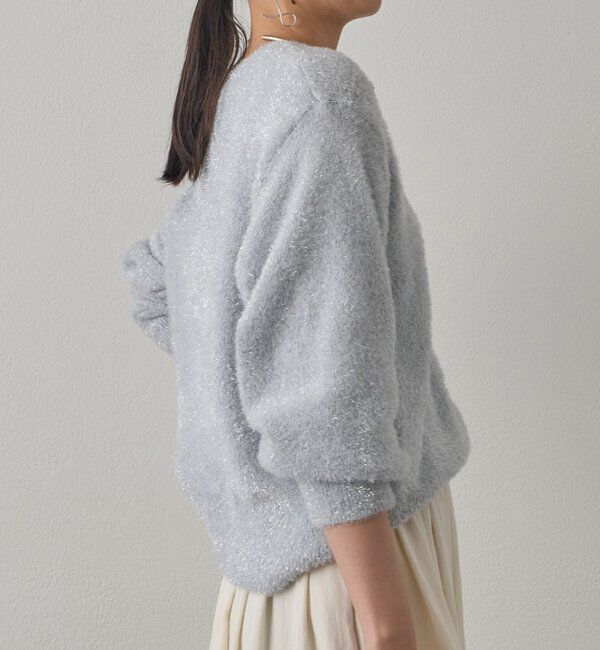  「ラメニットプルオーバー」|ニット・セーター|