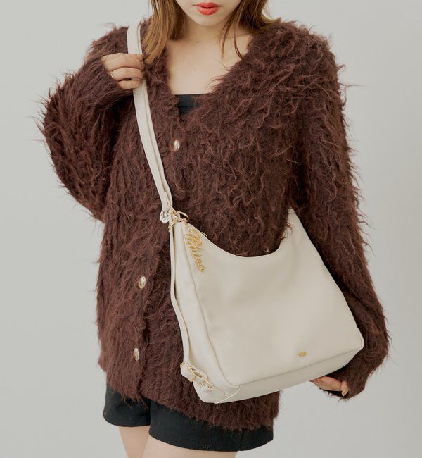  「ロゴチャーム付き3wayホーボーバッグ」|ボストンバッグ|