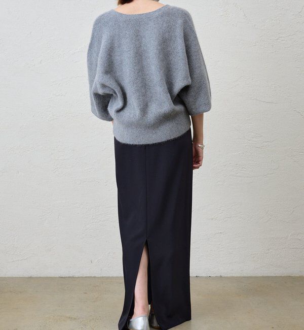  「ファーウールタイ付きカーディガン」|カーディガン|