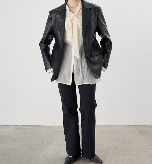  「レザーテーラージャケット」|テーラードジャケット|