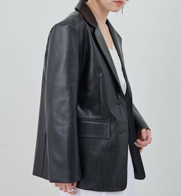  「レザーテーラージャケット」|テーラードジャケット|