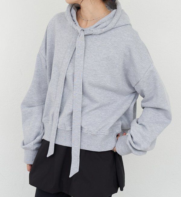  「ボウタイフーディー」|パーカー|