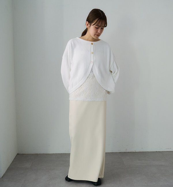  「【26SS予約】2WAYラウンドショートプルオーバー」|ニット・セーター|