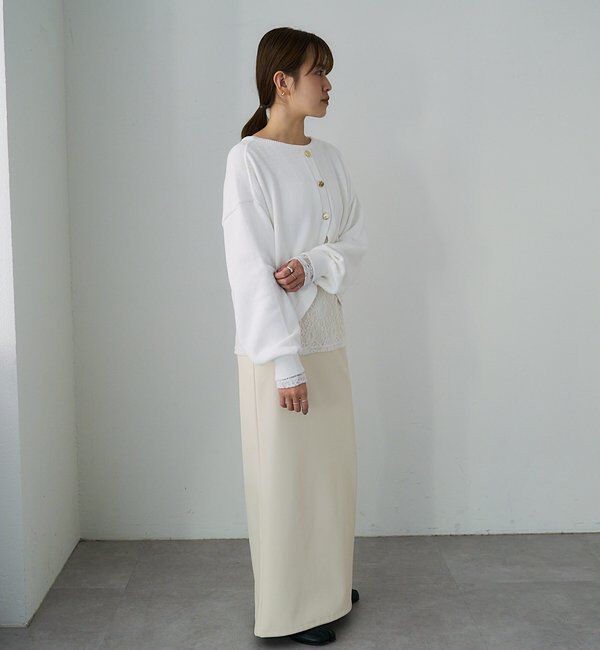  「【26SS予約】2WAYラウンドショートプルオーバー」|ニット・セーター|