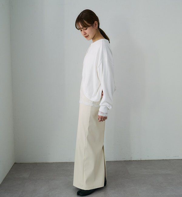  「【26SS予約】2WAYラウンドショートプルオーバー」|ニット・セーター|