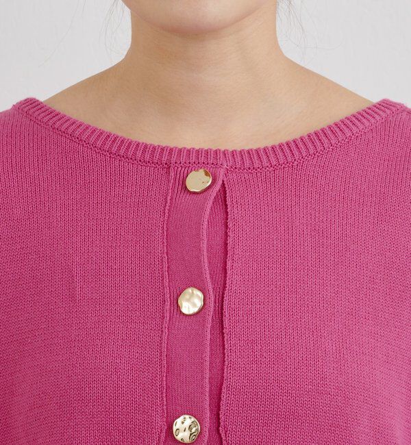  「【26SS予約】2WAYラウンドショートプルオーバー」|ニット・セーター|