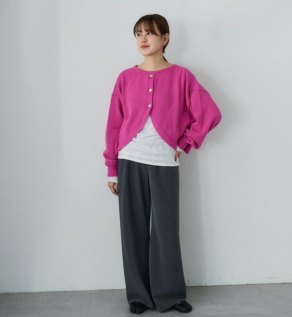  「【26SS予約】2WAYラウンドショートプルオーバー」|ニット・セーター|