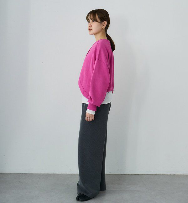  「【26SS予約】2WAYラウンドショートプルオーバー」|ニット・セーター|