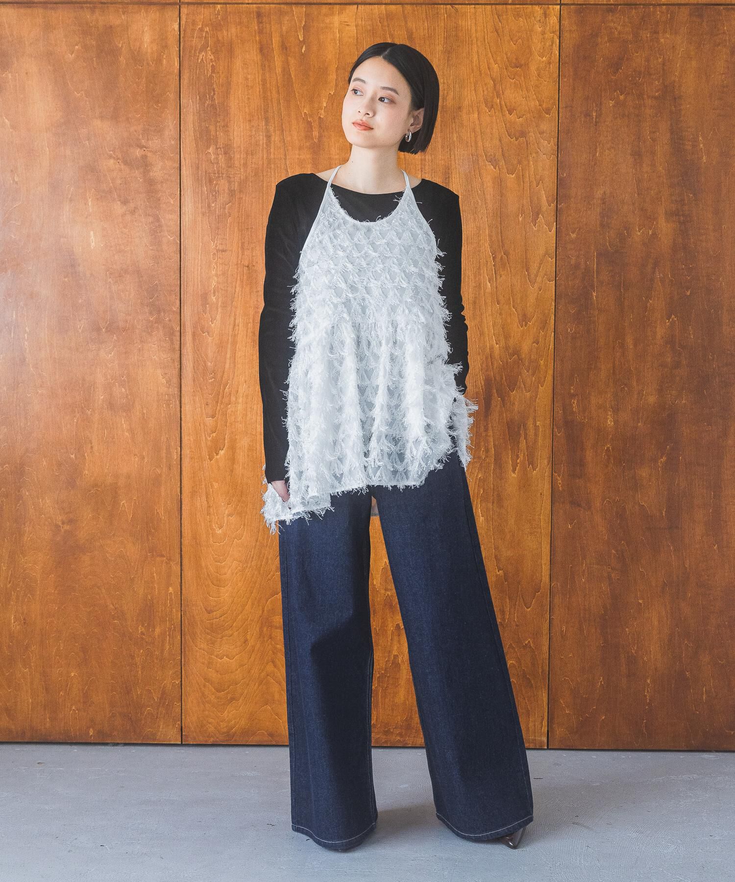 A part by 「フリンジキャミチュニック」|キャミソール|