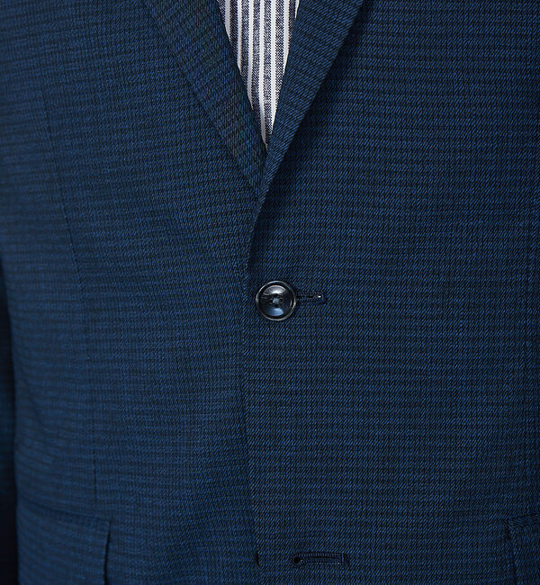 ABAHOUSE「【FLEX】DotAir サッカーツイルプリント ジャケット(セットアップ対応)」|テーラードジャケット|