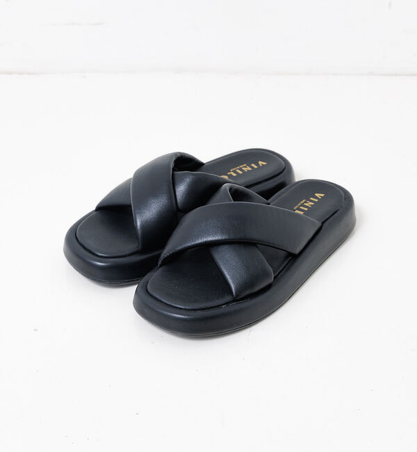 Rouge vif「【VINILO/ヴィニーロ】厚底クロスサンダル」|サンダル|