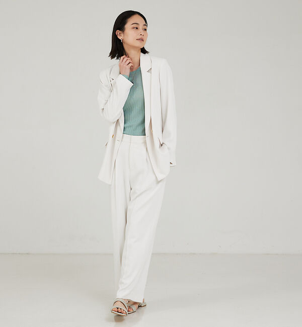 qualite「【セットアップ対応】マットサテンダブルジャケット」|その他|